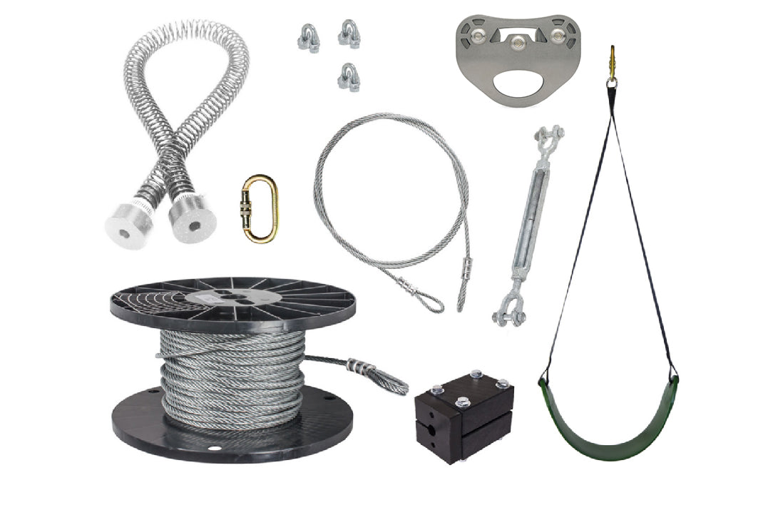 Zi Line Spring Spring Stop Zip Line Kit – BackyardZiplines.com
